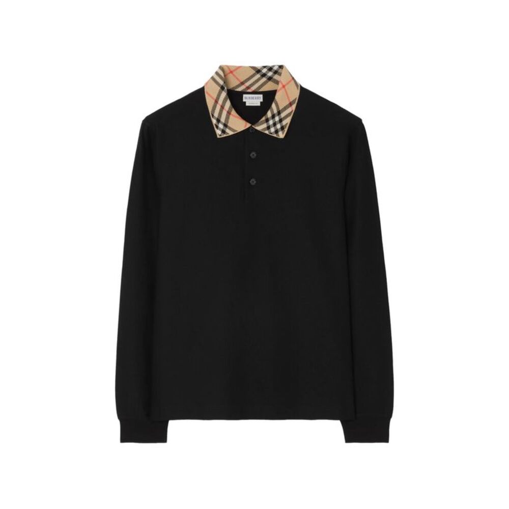 Burberry Black Polo Shirts Men